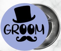 ✨ Novelty Badge Pins | Groom and Wedding 🤵