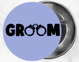 ✨ Novelty Badge Pins | Groom and Wedding 🤵