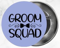 ✨ Novelty Badge Pins | Groom and Wedding 🤵