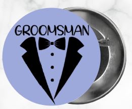 ✨ Novelty Badge Pins | Groom and Wedding 🤵