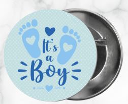 ✨ Novelty Badge Pins | Gender Reveal Edition 👶