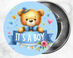 ✨ Novelty Badge Pins | Gender Reveal Edition 👶