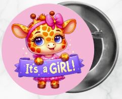 ✨ Novelty Badge Pins | Gender Reveal Edition 👶