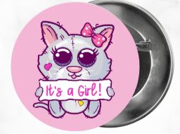 ✨ Novelty Badge Pins | Gender Reveal Edition 👶