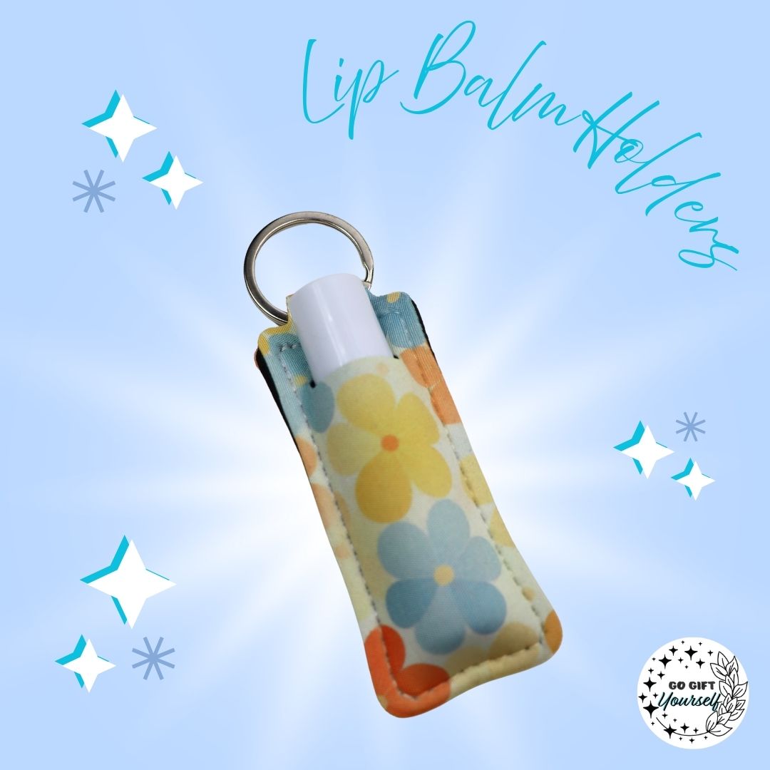 ✨ Flower Power Lip Balm Holder | Keyrings 🔑