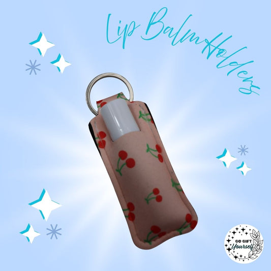 ✨ Cherry Lip Balm Holder | Keyrings 🔑