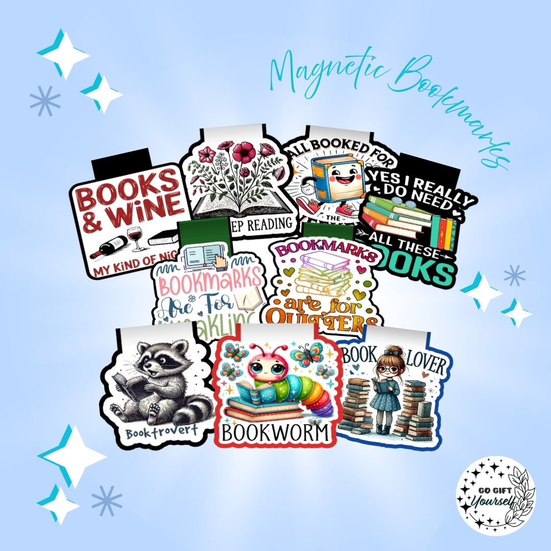 🔖 Bookish Edition | Magnetic Bookmarks 📚