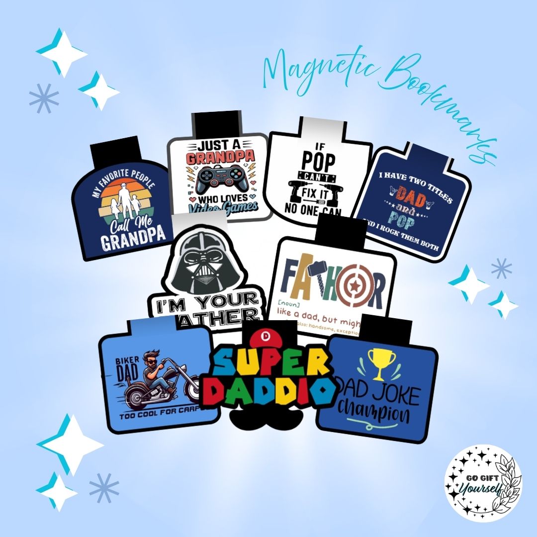 🔖 Magnetic Bookmarks | Father's Day Edition 🥰