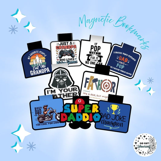 🔖 Magnetic Bookmarks | Father's Day Edition 🥰