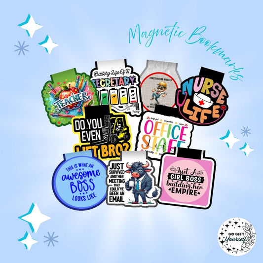 🔖 Career Edition |  Magnetic Bookmarks 📚