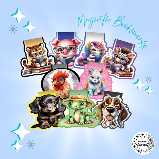 🔖 Animals Edition | Magnetic Bookmarks 📚