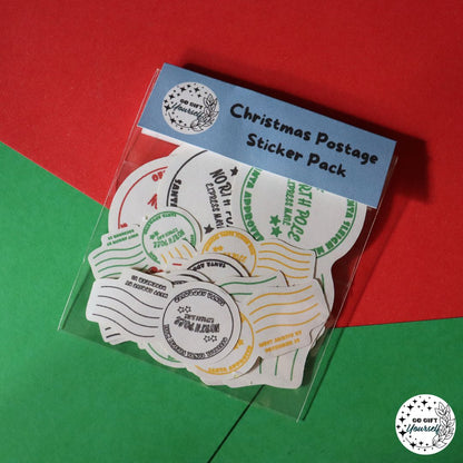 Christmas Postage Stickers