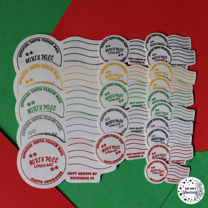 Christmas Postage Stickers