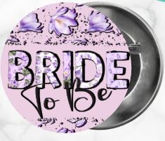✨ Novelty Badge Pins | Bride and Wedding 👰