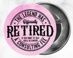✨ Novelty Badge Pins | Retirement 🧓
