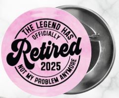 ✨ Novelty Badge Pins | Retirement 🧓
