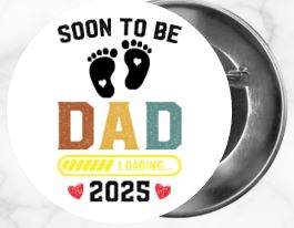 ✨ Novelty Badge Pins | Family Soon To Be 👨‍👩‍👧‍👦