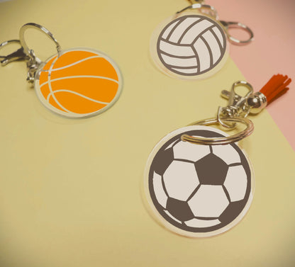 Decal Keyrings