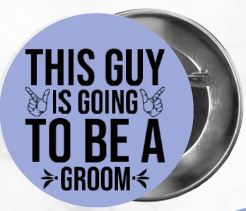 ✨ Novelty Badge Pins | Groom and Wedding 🤵