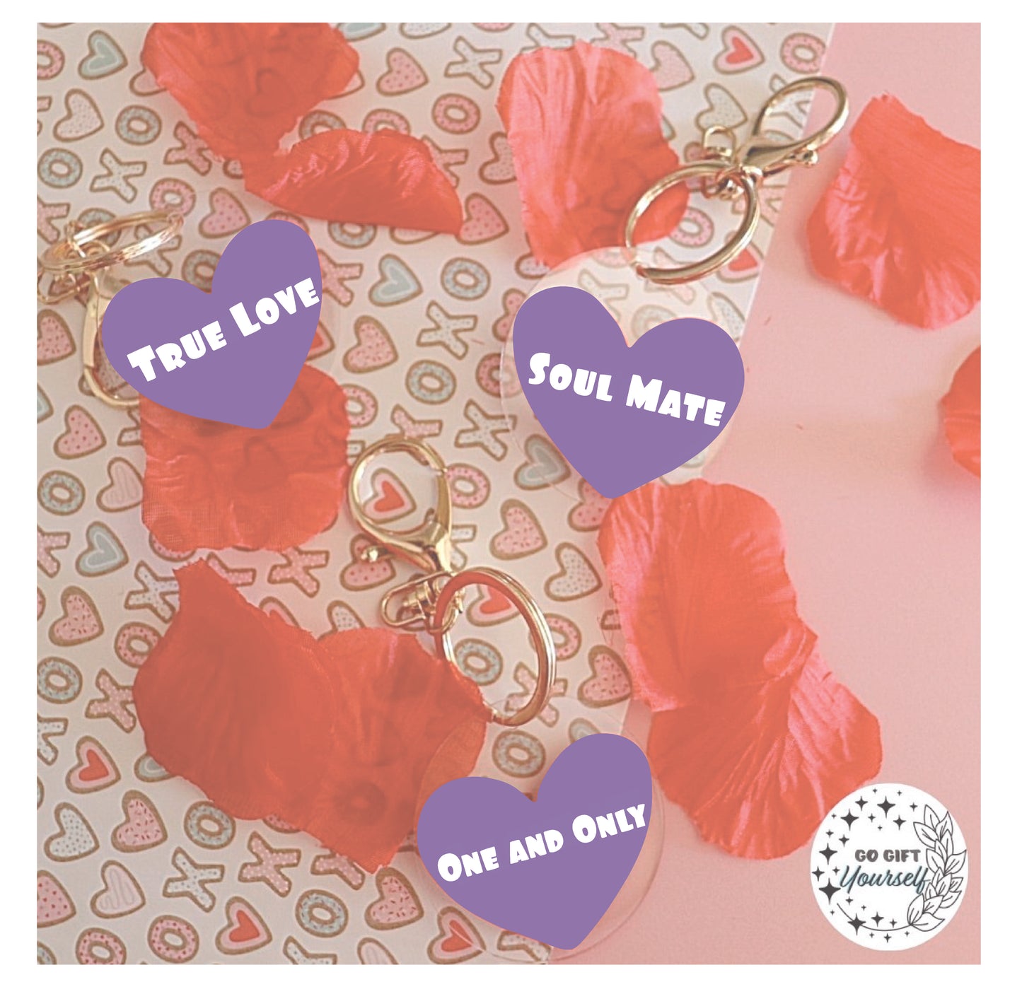 Valentine's Love Keyrings