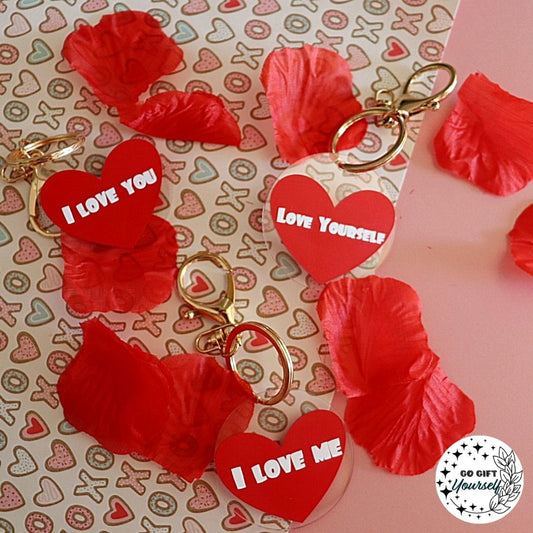 Valentine's Love Keyrings