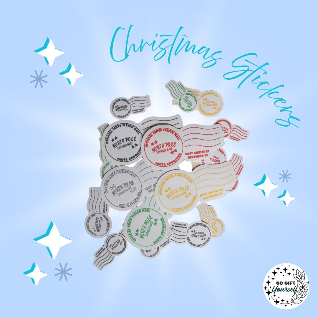 🎄 Christmas Postage Stickers 🔖