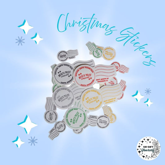 🎄 Christmas Postage Stickers 🔖