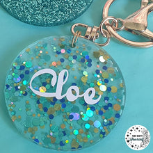 Load image into Gallery viewer, Premium Bubble Glitter Keyrings
