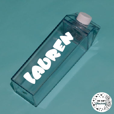 Personalised Named Acrylic Milk Carton