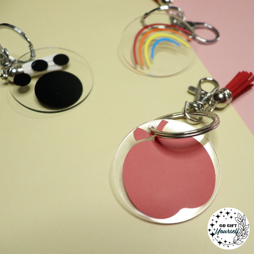 Decal Keyrings